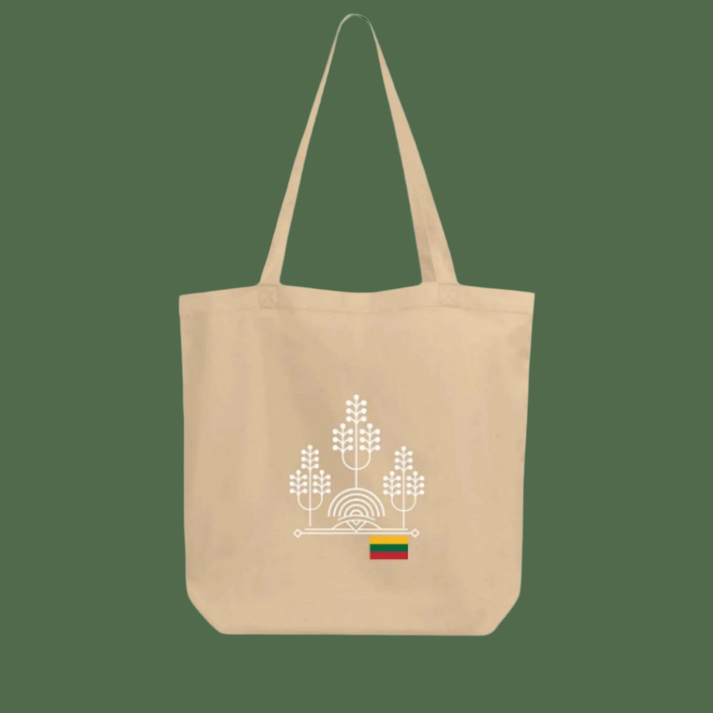 Eco-cotton bag BALTOJI VĖTRUNGĖ