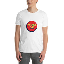 Įkelti vaizdą į galerijos rodinį, Marskineliai_teciui_SUPER_DAD_originali_dovana_tevui balti
