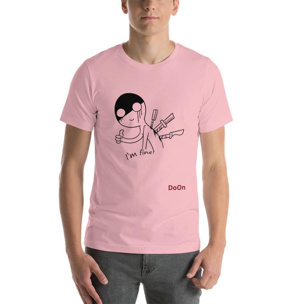Marškinėliai trumpomis rankovėmis I'm fine Unisex / m4 - dovanos.online
