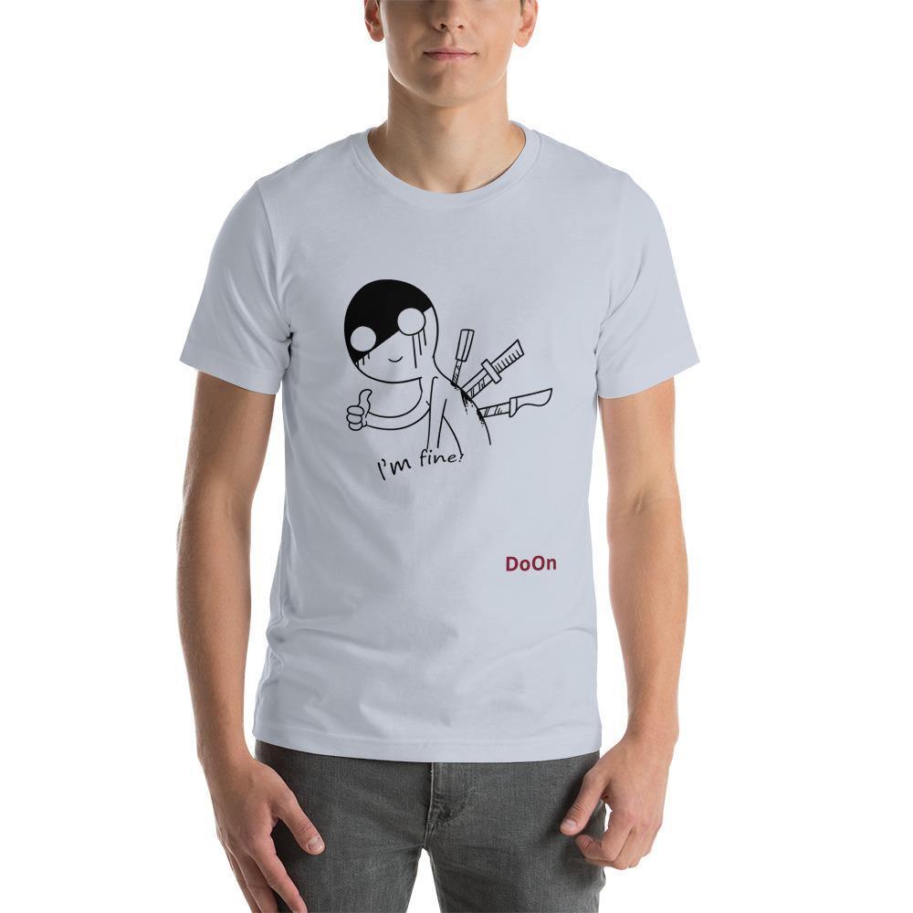 Marškinėliai trumpomis rankovėmis I'm fine Unisex / m4 - dovanos.online