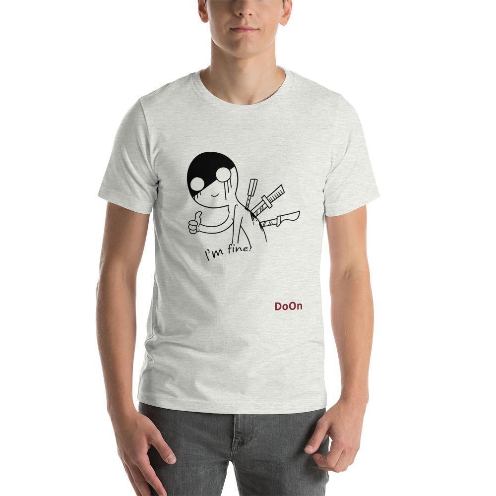 Marškinėliai trumpomis rankovėmis I'm fine Unisex / m4 - dovanos.online